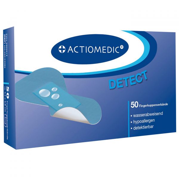 Actiomedic DETECT Fingerkuppenverbände 43x68mm