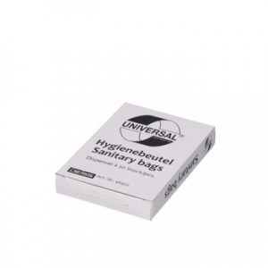 DEISS 46922 - UNIVERSAL Hygienebeutel weiss 25 x 30 Stück Dispenser