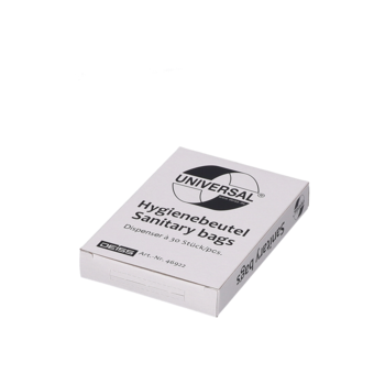 DEISS 46922 - UNIVERSAL Hygienebeutel weiss 25 x 30 Stück Dispenser
