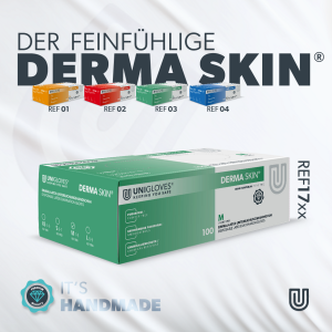 DERMA SKIN Latexhandschuhe - Der Feinfühlige Dentalhandschuh