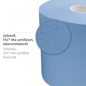 Putzpapier Allfood, 2-lagig, Zellulose, 38 x 35 cm FSC®-Mix (2 Rollen)